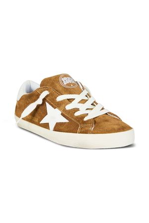 beige leather sneakers GOLDEN GOOSE KIDS | GYF01028F00802755377